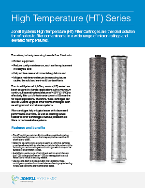 high temperature feed filter series brochure